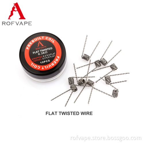 Rofvape Wholesale Risistance Wire Prebuilt coils Hot selling gemini rta